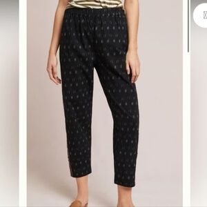 Anthropologie Ikat Cotton Beach Beaded Pants